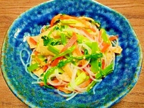 セリと春雨☆ポン酢和え